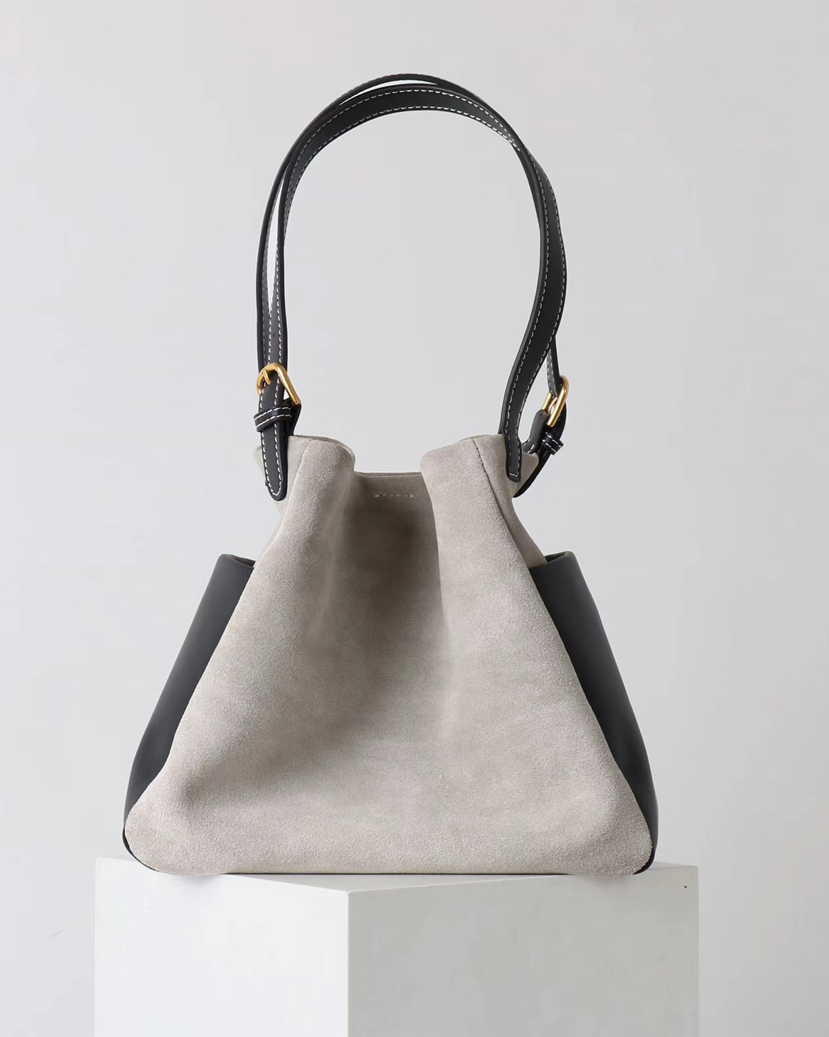 Bari Two-Tone Tote