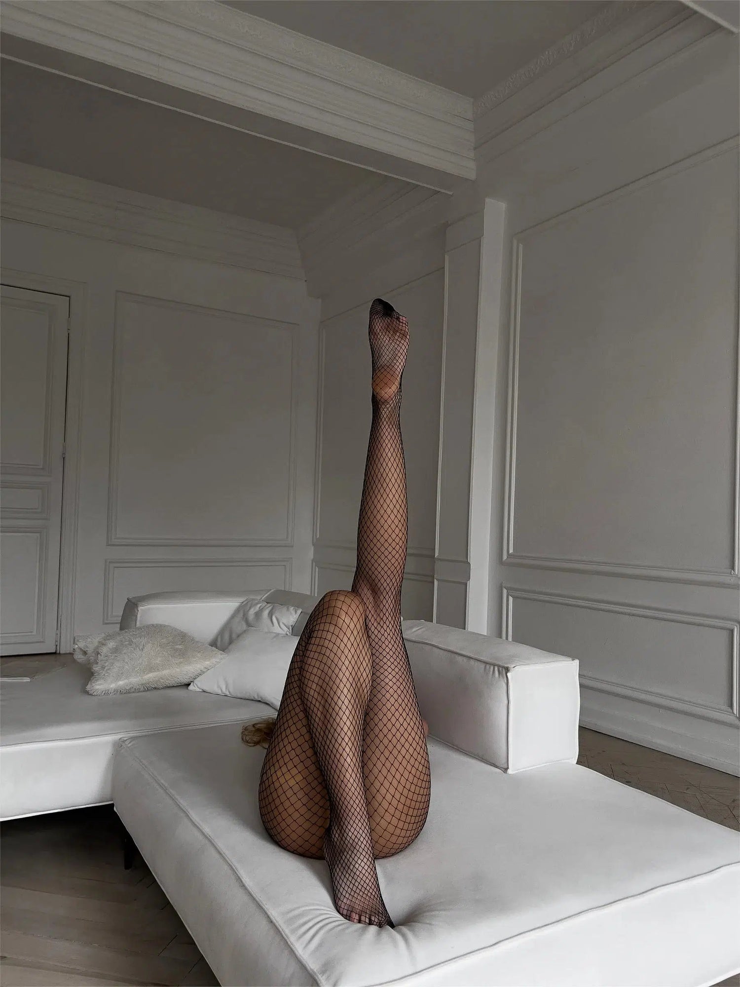 Sabrina Black Fishnet -kousen