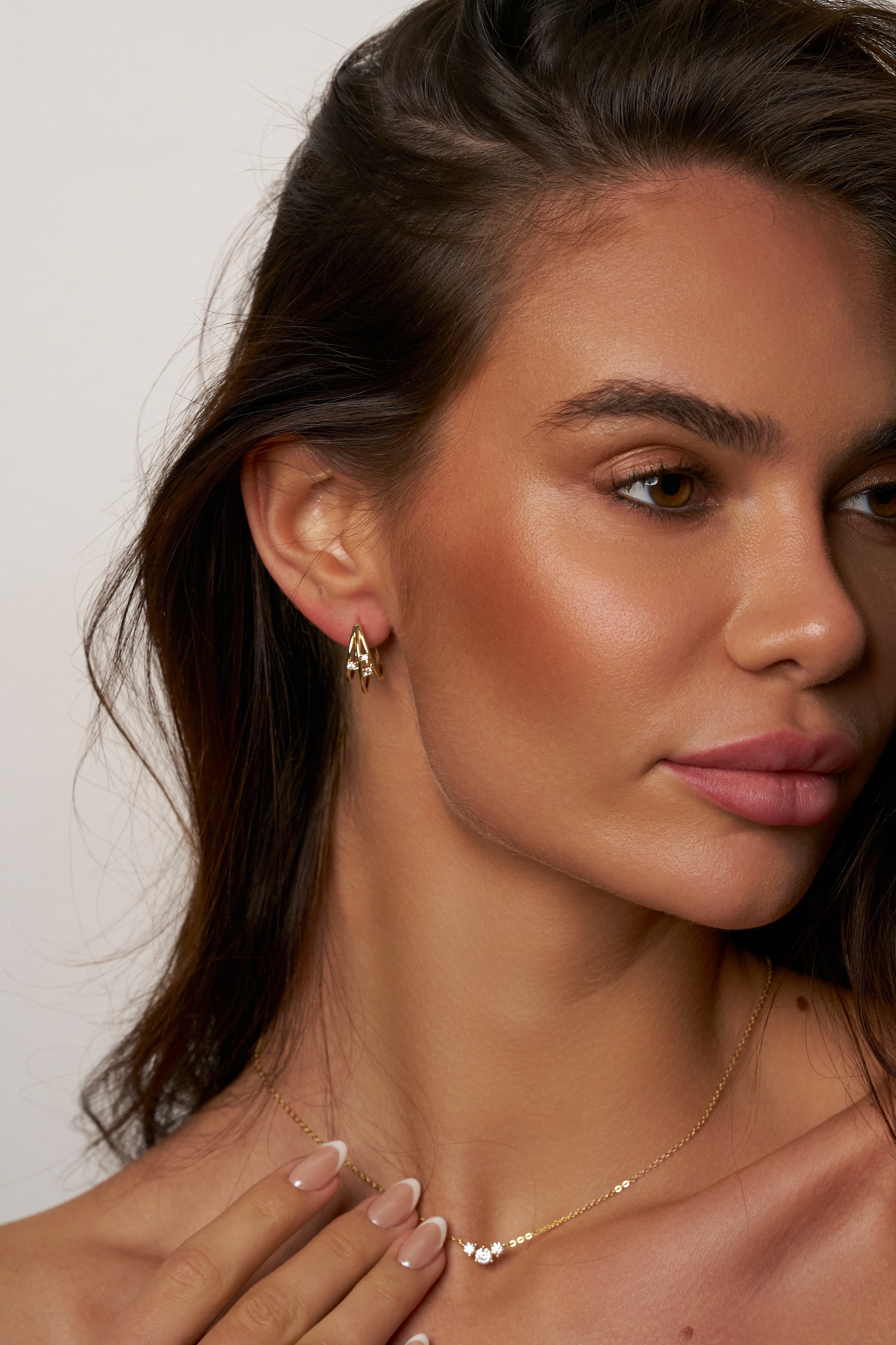 Solenne Moissanite Pendant Necklace