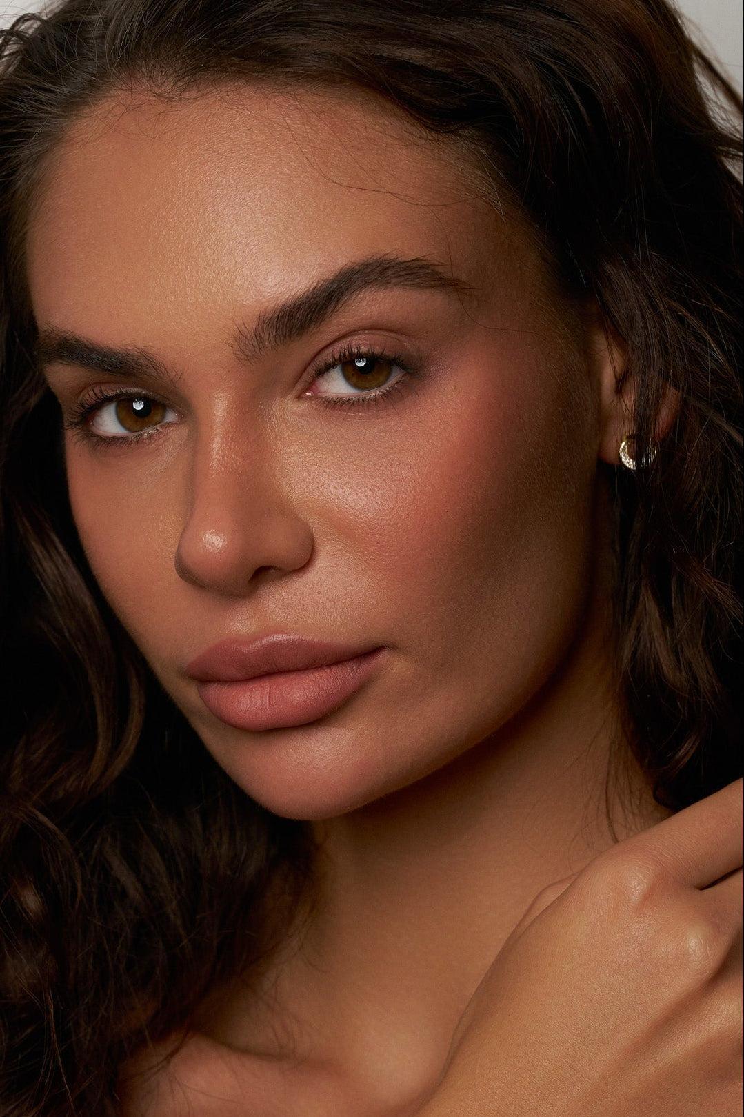 Talia Circle Moissanite Earrings