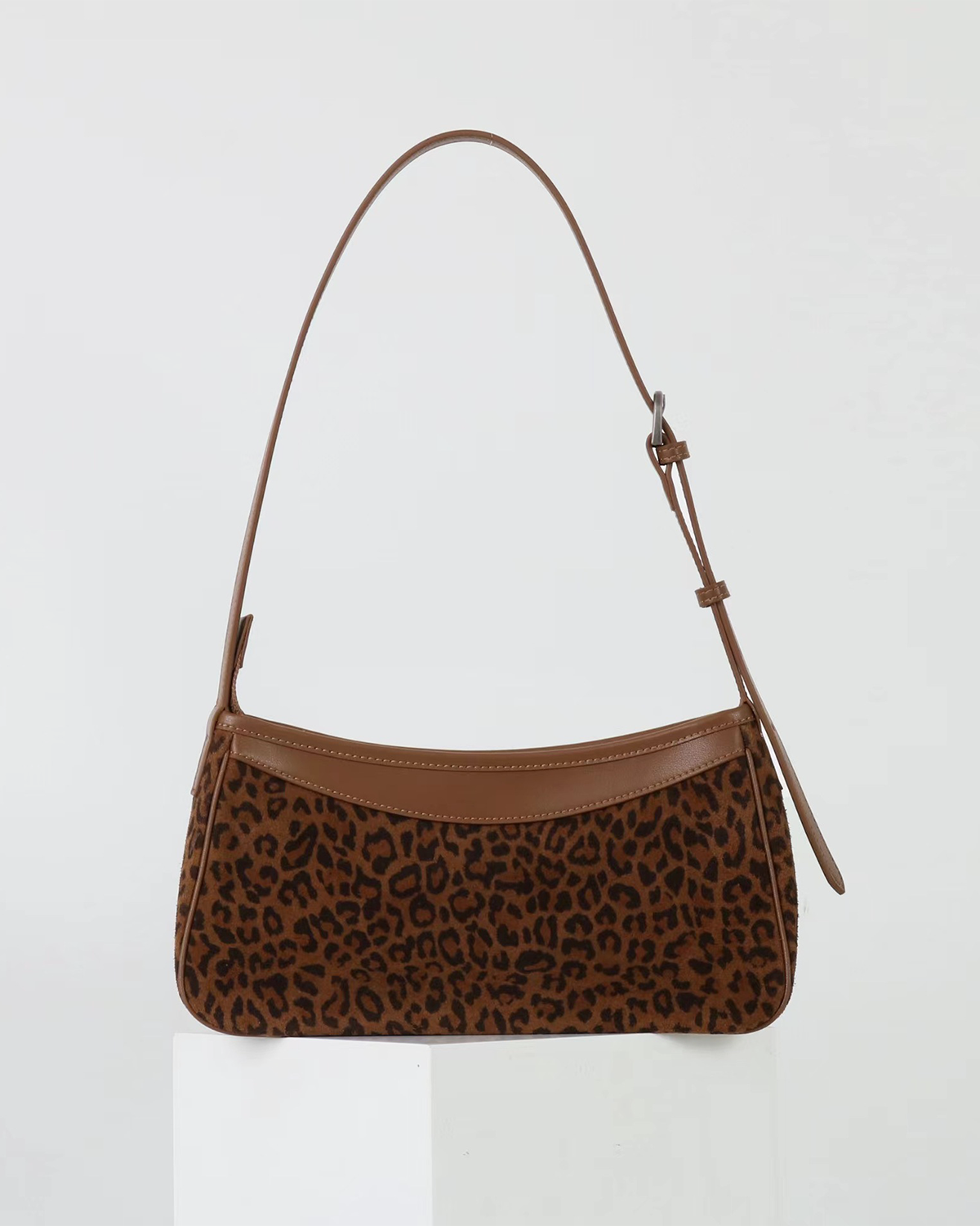 The Verona Woven Suede Shoulder Bag