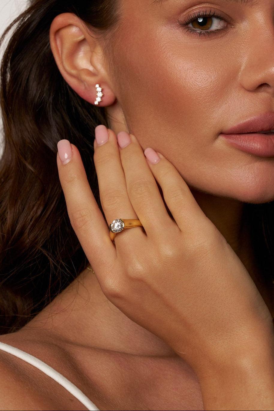 Aurelia Moissanite Bold Ring