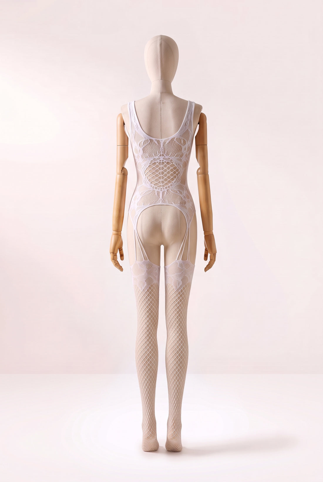 DEJA White Bodystocking