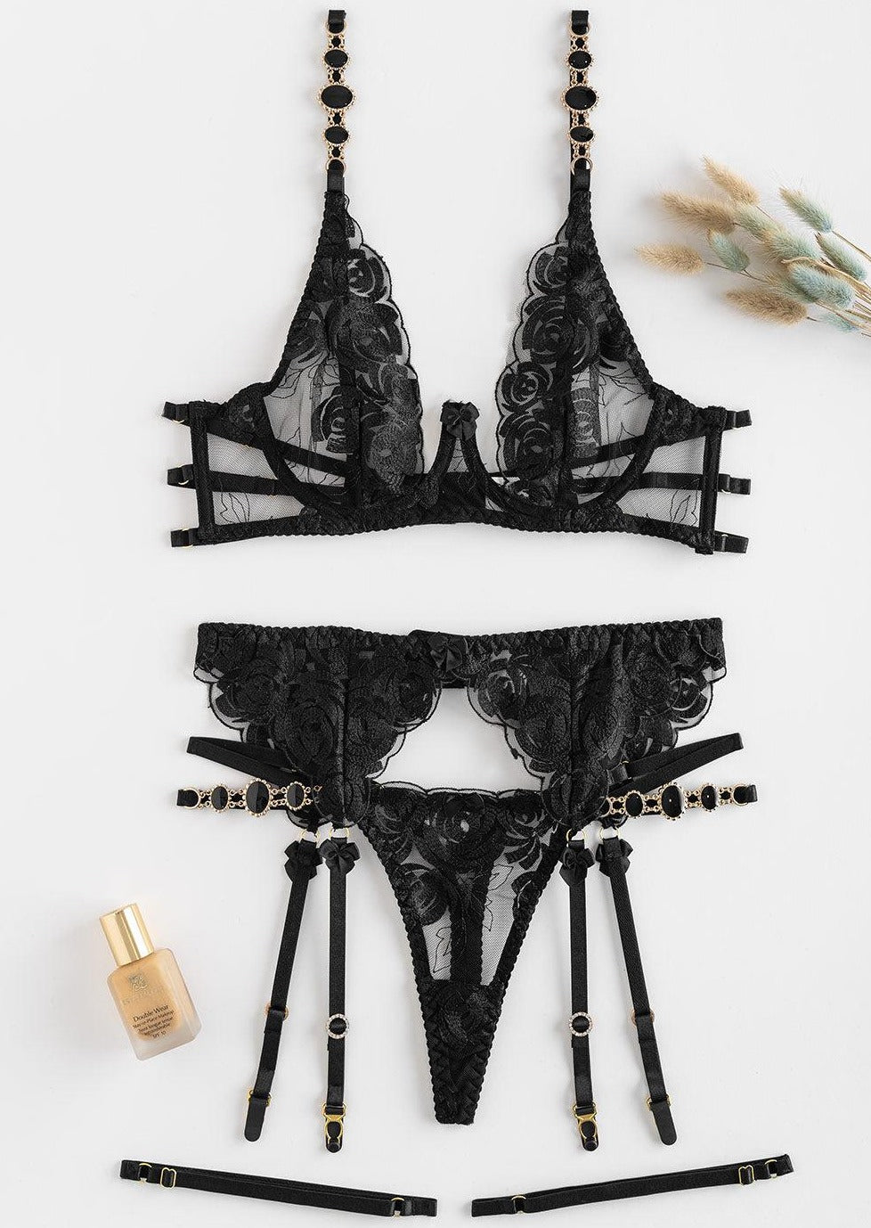 Ayla Fancy Jewel Lingerie Set