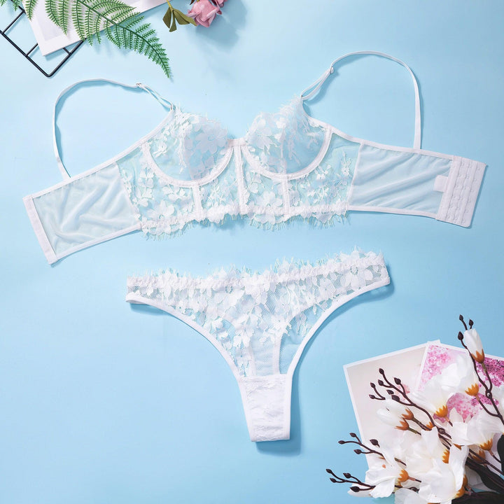 Julia Transparent Floral Set