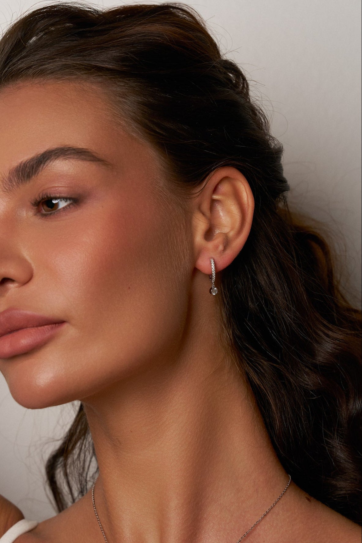 Kiara Moissanite Drop Earrings