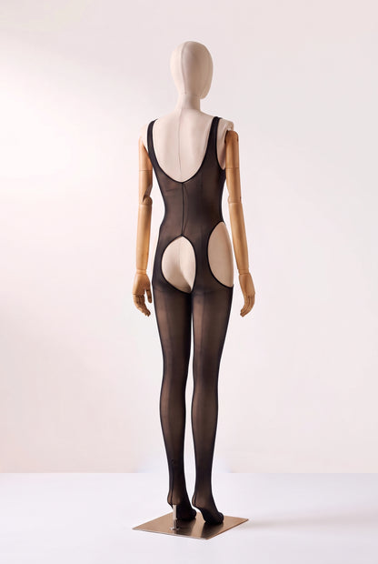 Lya Open Up Sheer Bodysuite