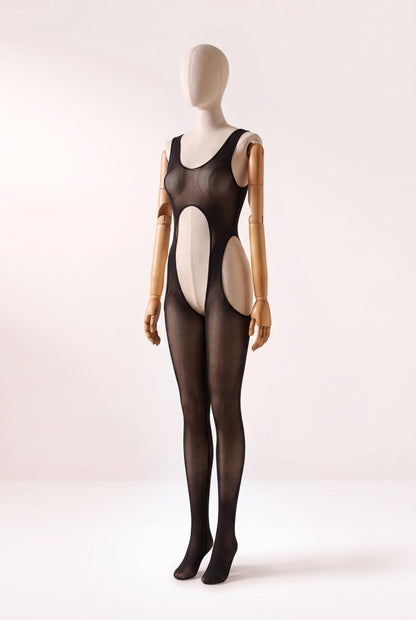 Lya Open Up Sheer Bodysuite