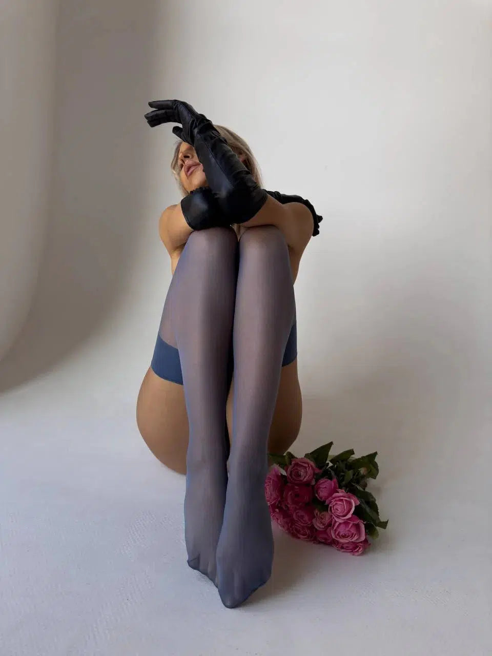 Navy Glam Stockings