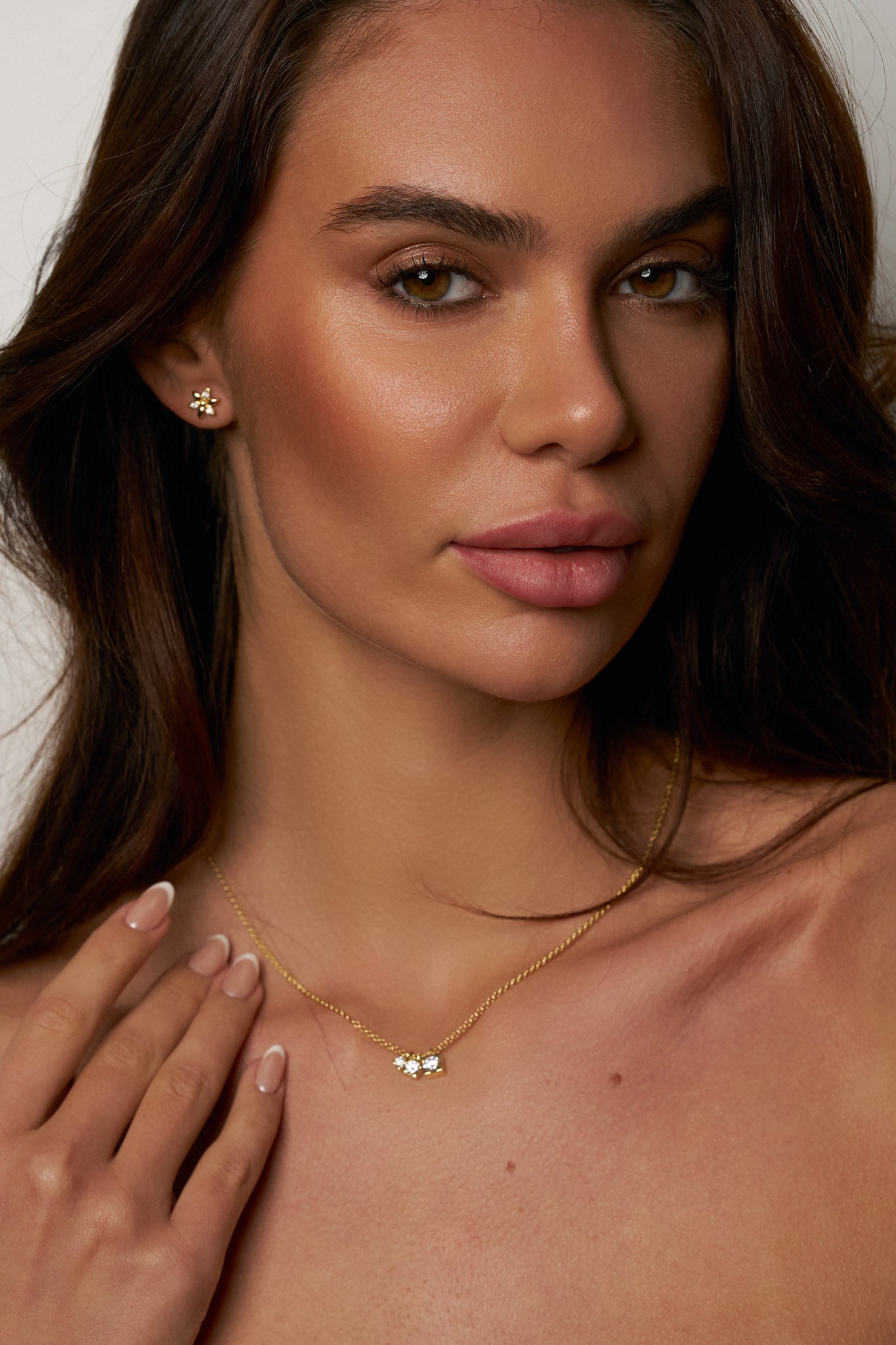 Trinity Spark Moissanite Necklace