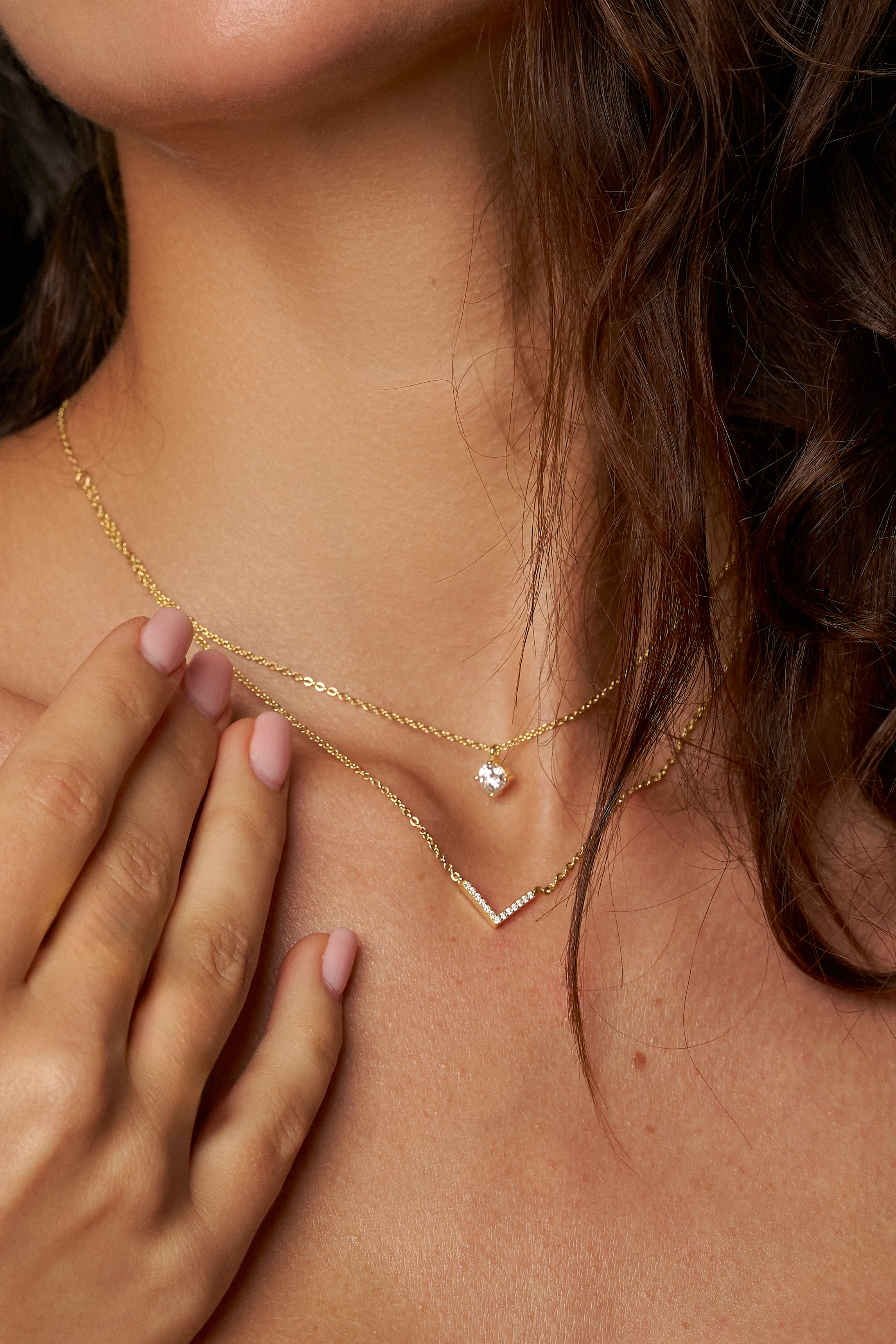 V-Radiance Moissanite Necklace