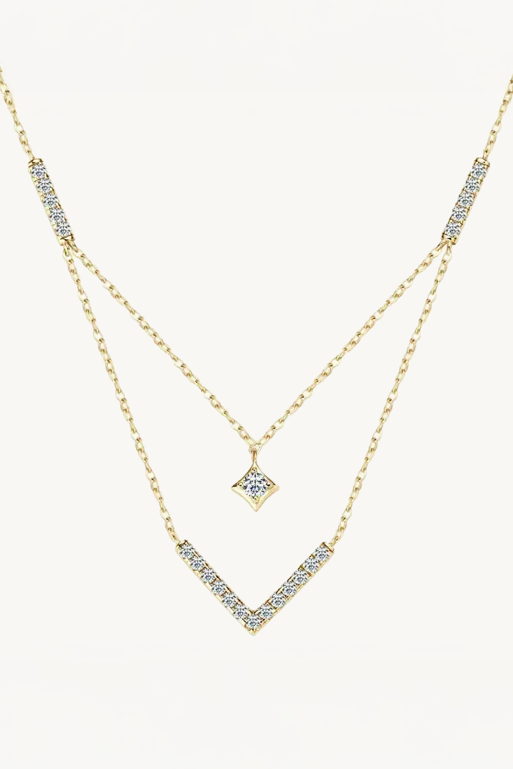 V-Radiance Moissanite Necklace
