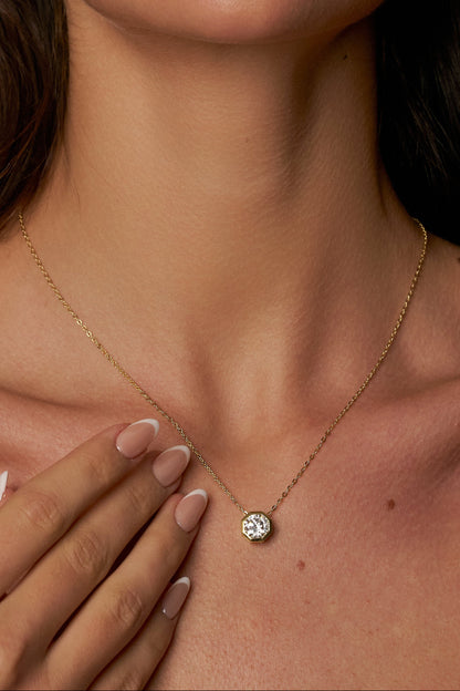 Valente Moissanite Pendant Necklace